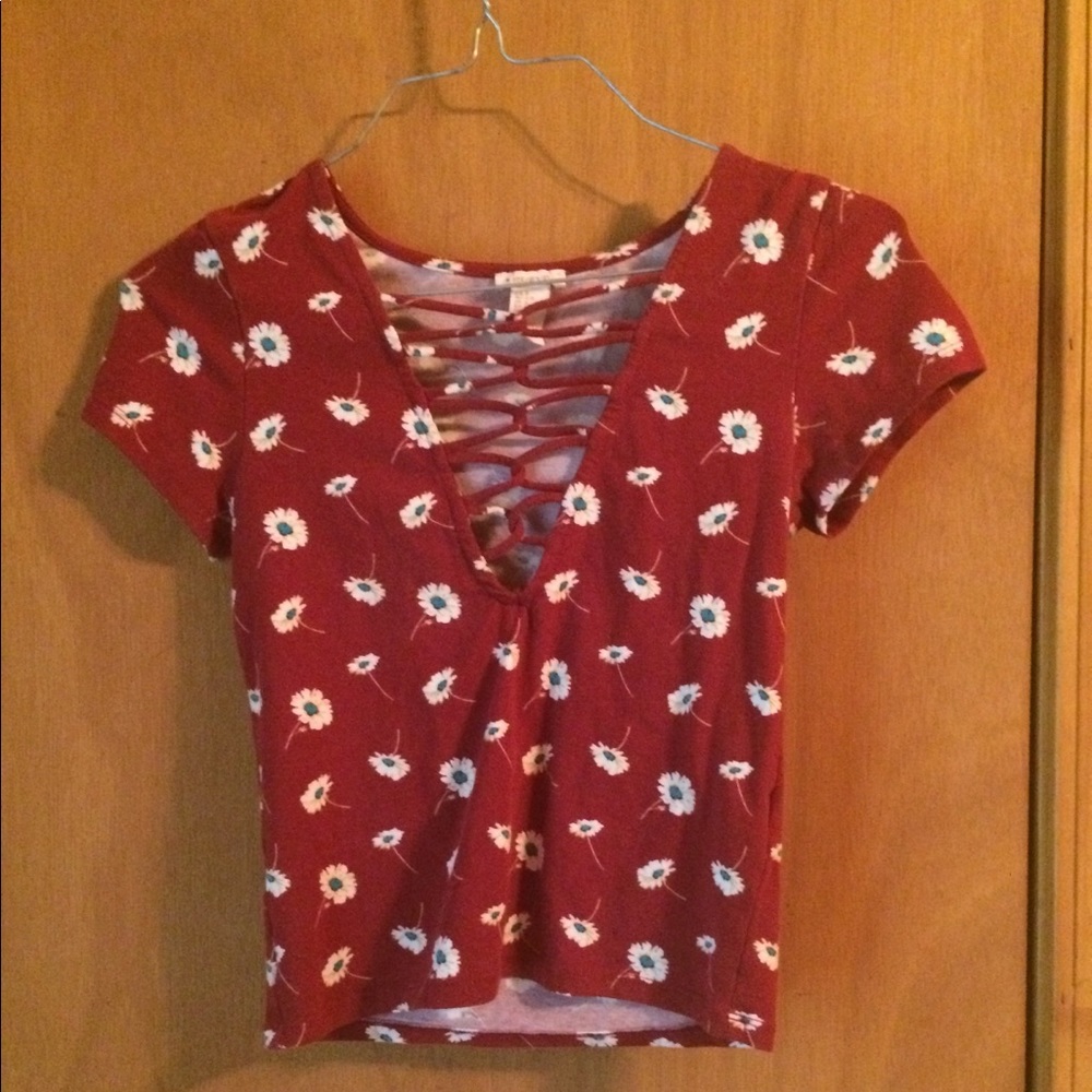 Floral Crop Tops